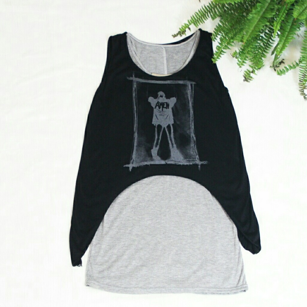 Edgy Sleeveless Top